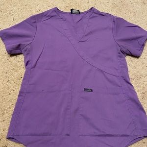 Purple Sanibel Scrub top